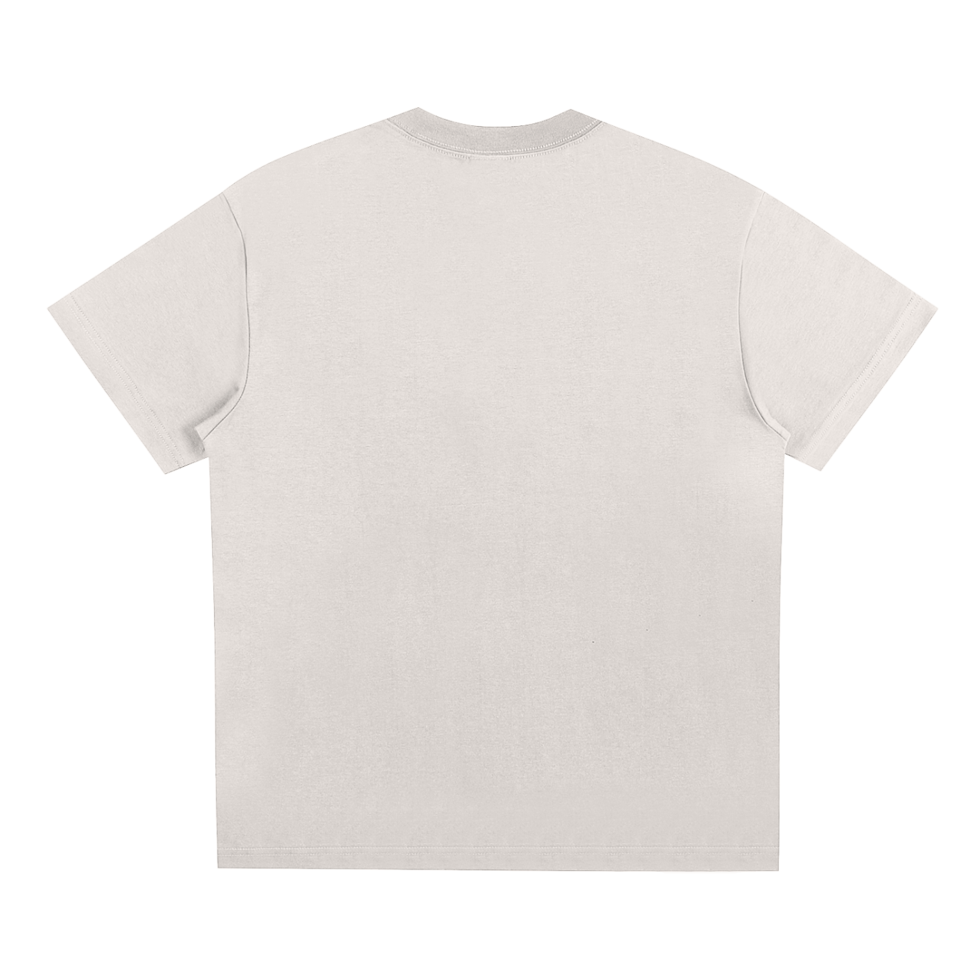 Oesno Core Tee Gray White Back